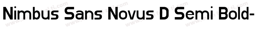 Nimbus Sans Novus D Semi Bold字体转换